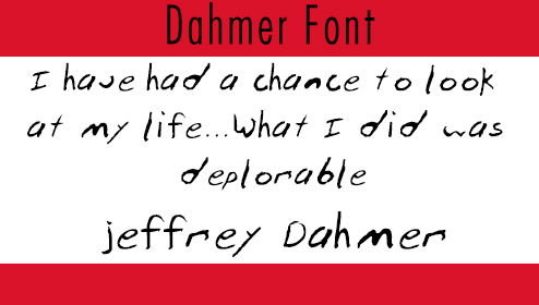 Dahmer Font